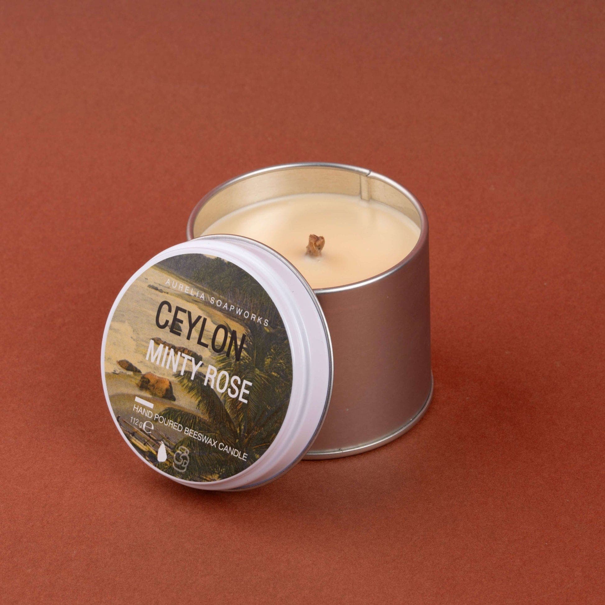 Ceylon Minty Rose Scented Candle