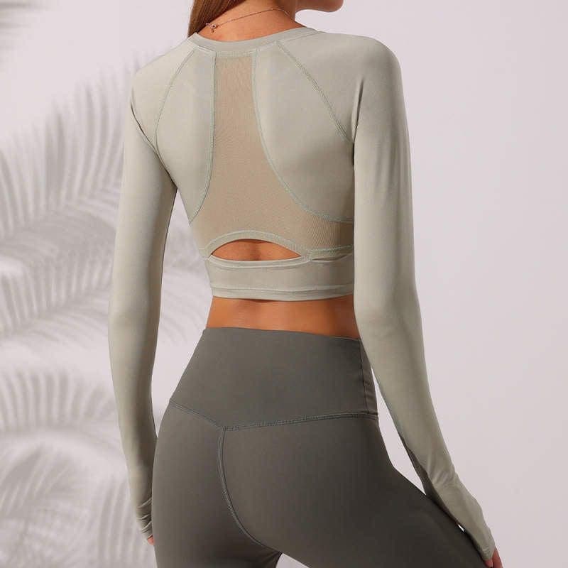 Panthera Mesh Panelled Training Long Sleeve Ladies' Activewear