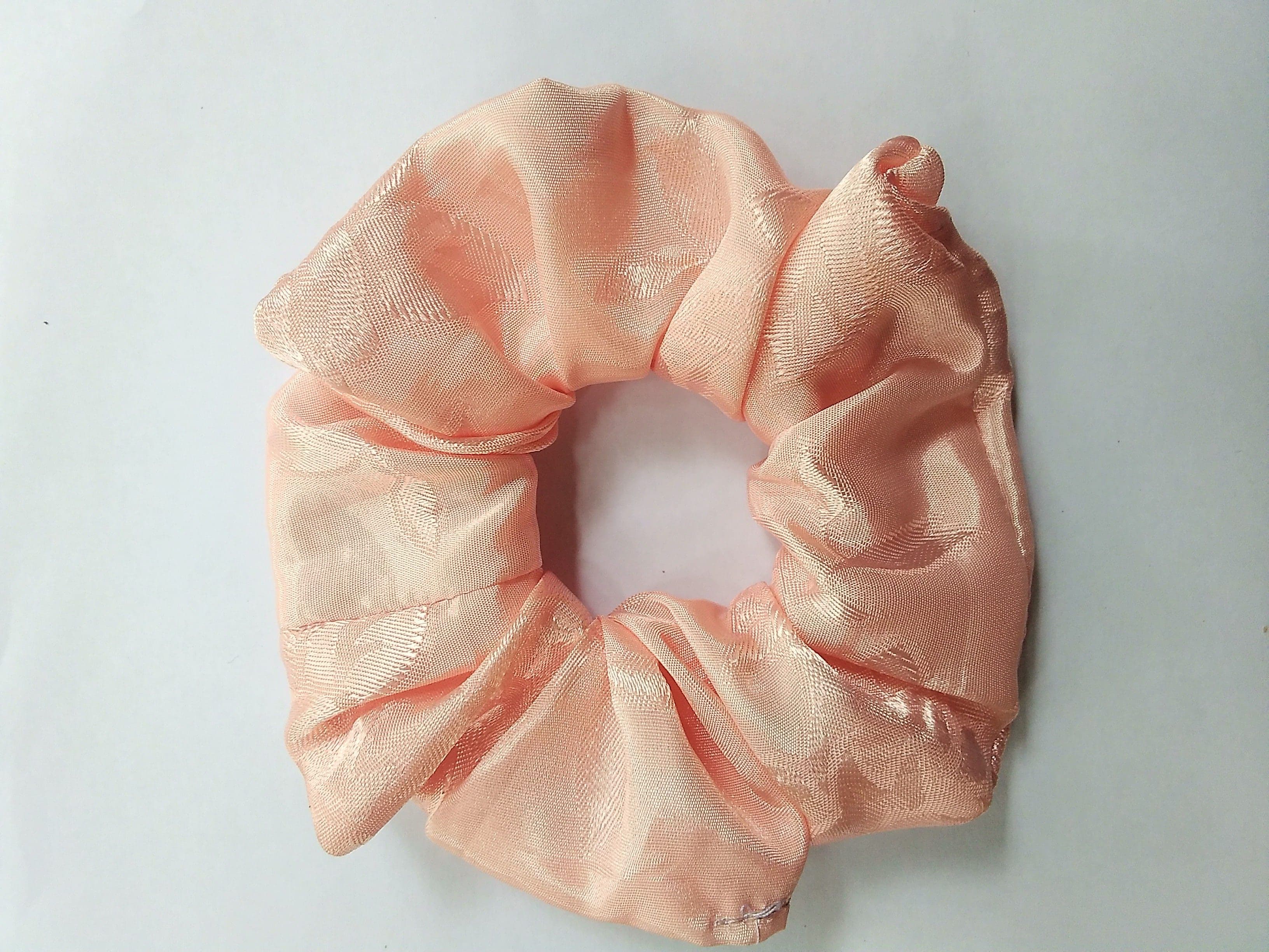 DTR Peach pink scrunchy
