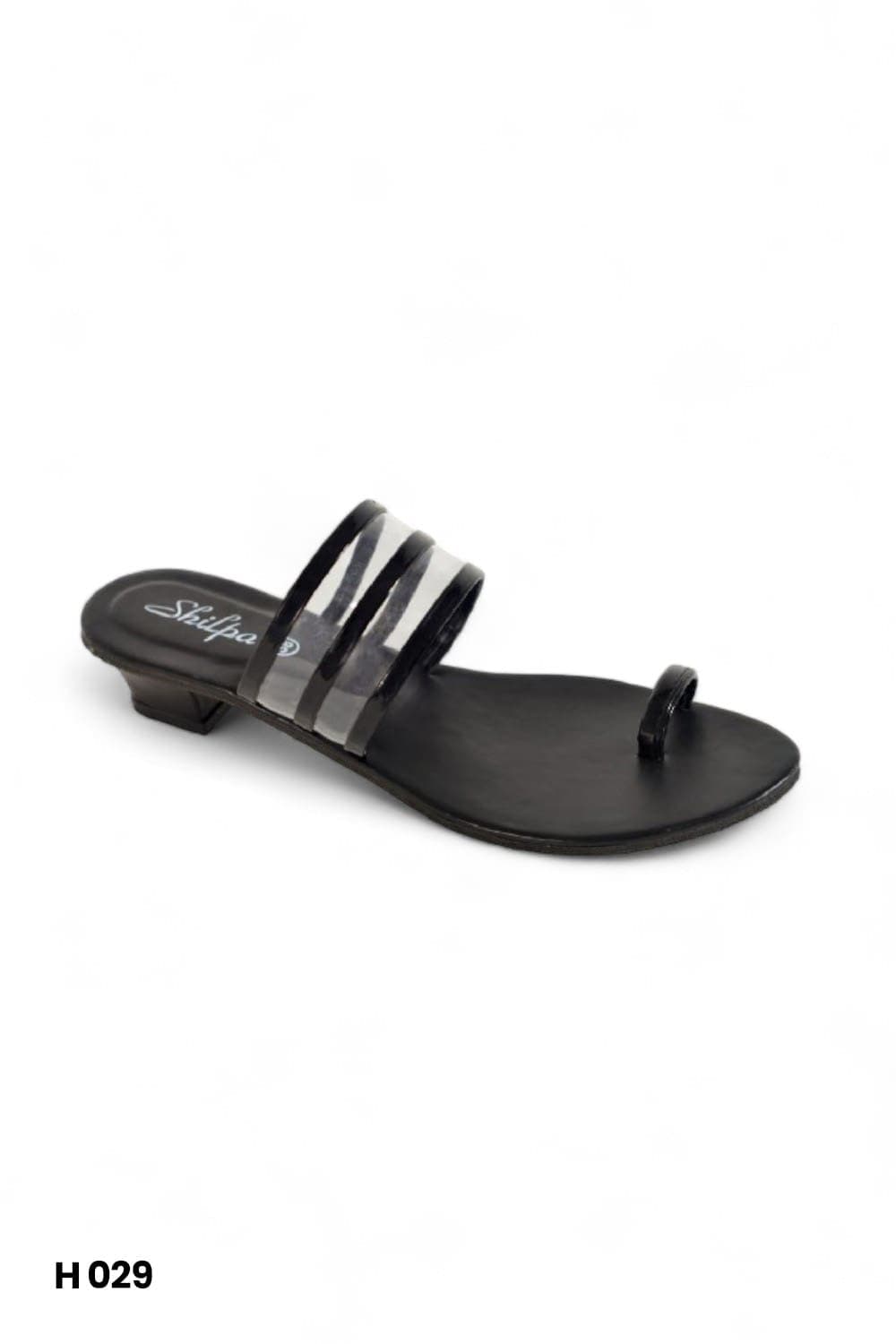 Shilpa Ladies Black Heels H029