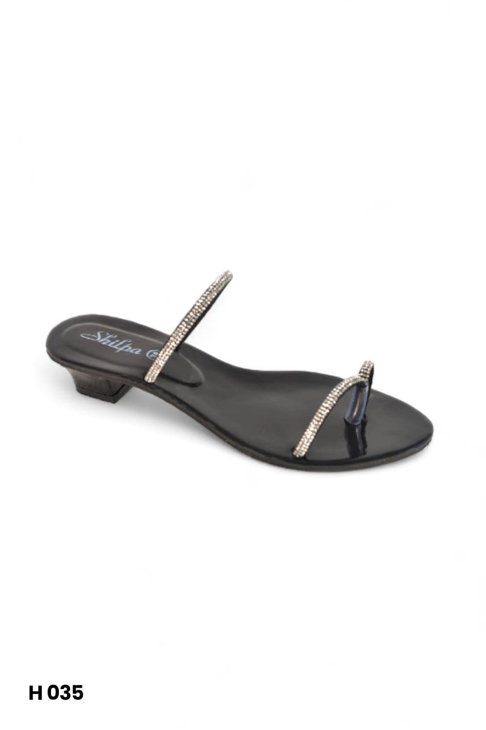 Shilpa Ladies Black Heels H035