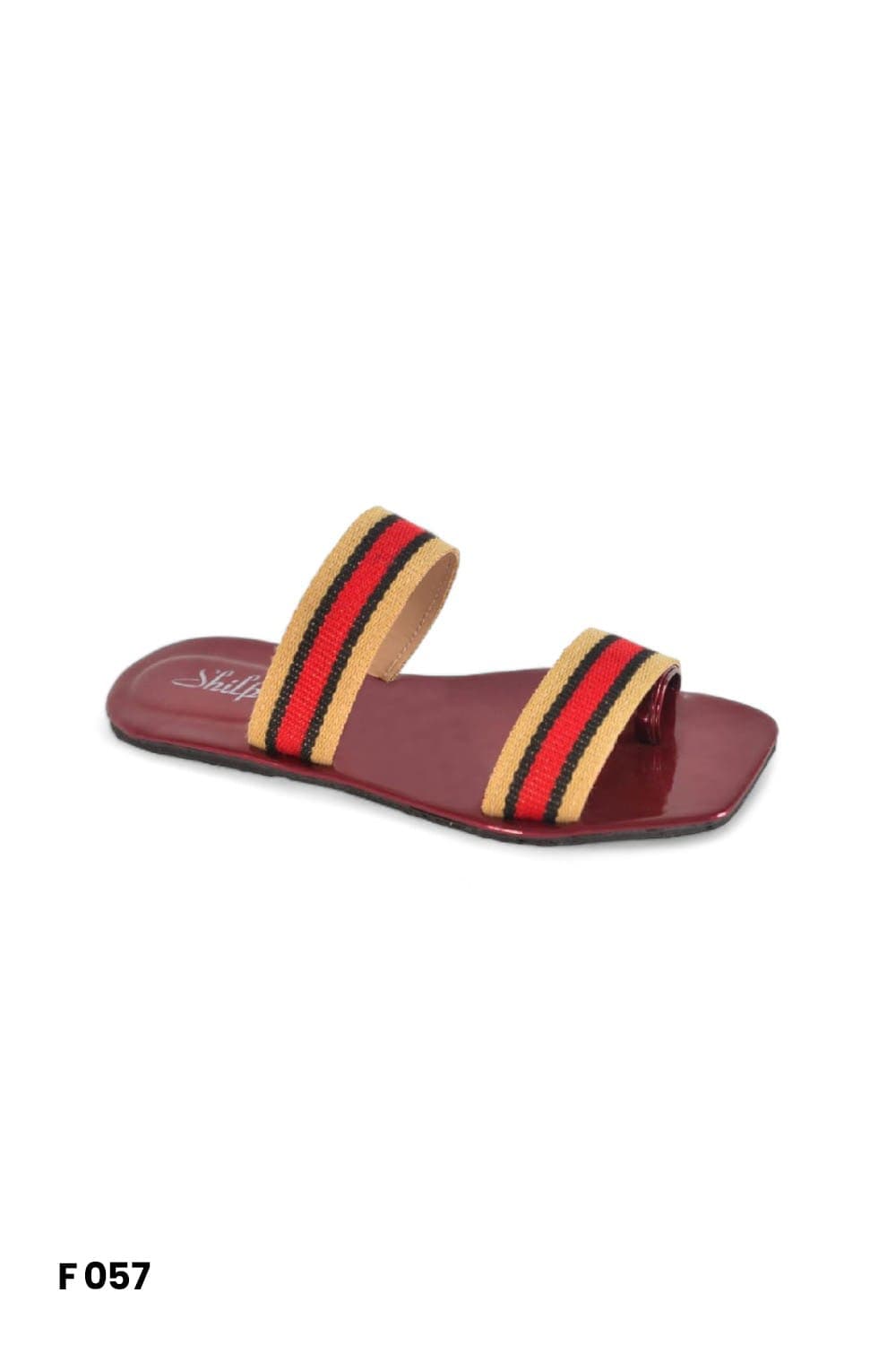 Shilpa Ladies Maroon Flats F057