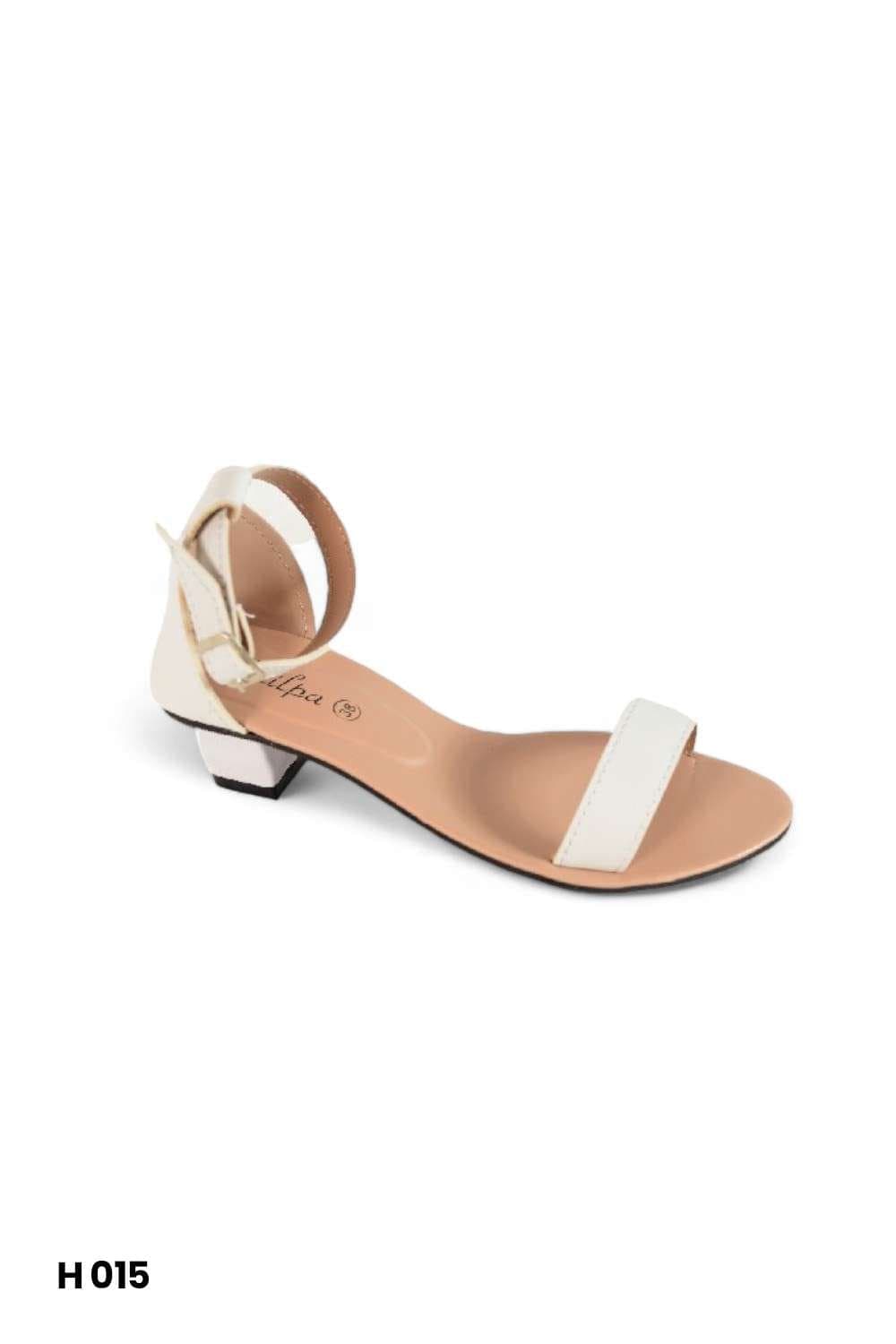 Shilpa Ladies White Heels H039