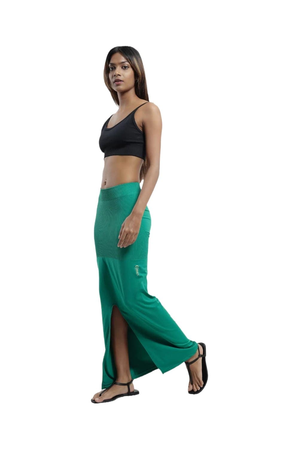 Curves High Compression Mermaid Saree Lush Meadow Shapewear