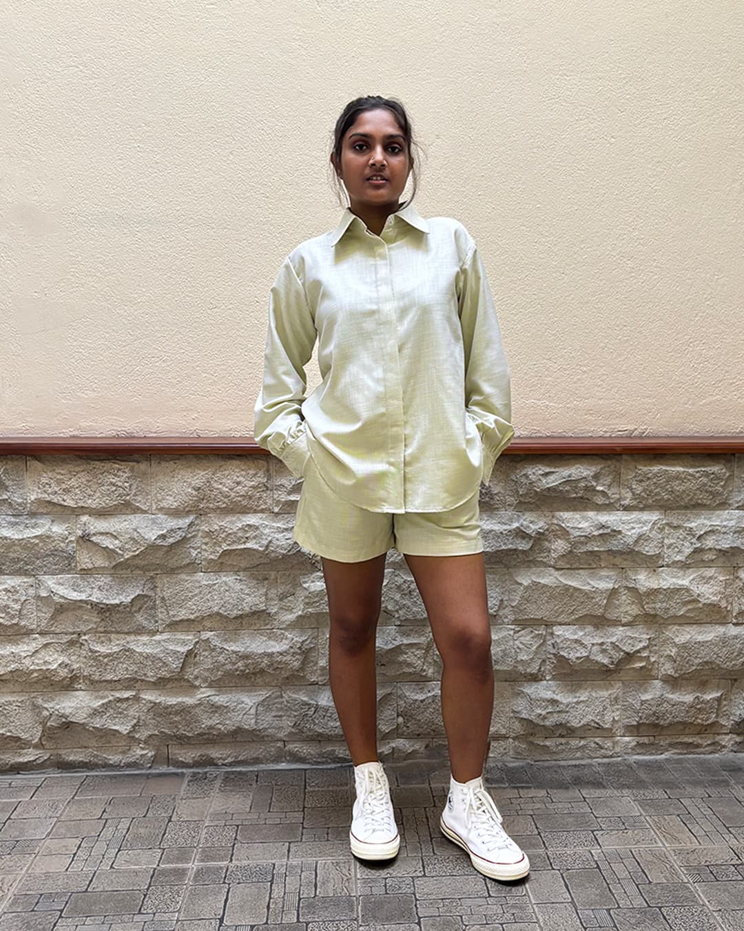 Anithya Willow's Whisper The Ultimate Comfort Pistachio Green Duo Set