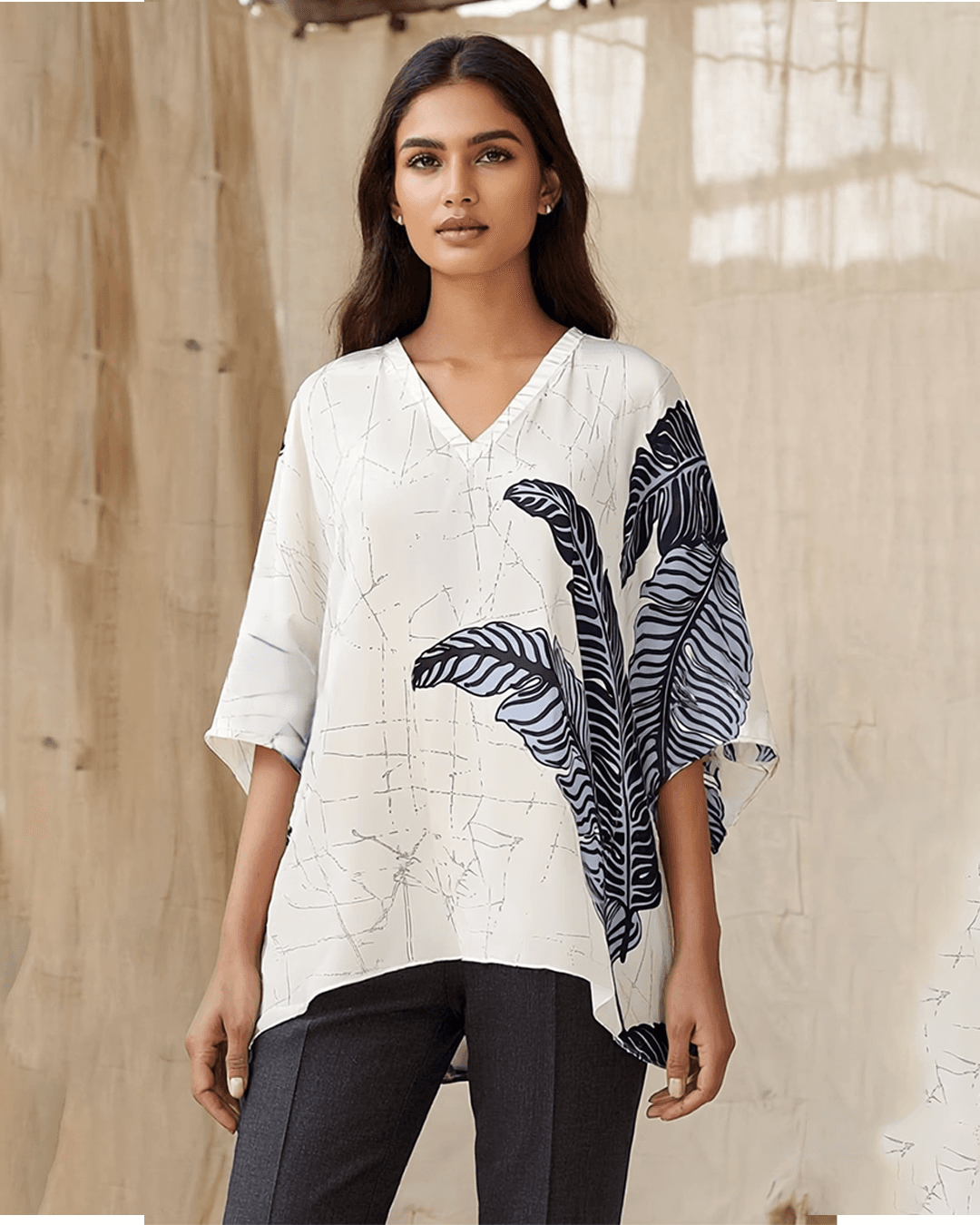 Classy Missy Kaftan Top CMT0026