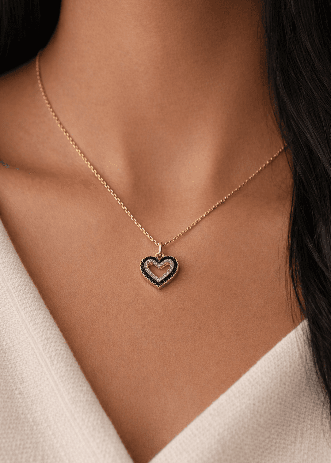Double Heart Necklace
