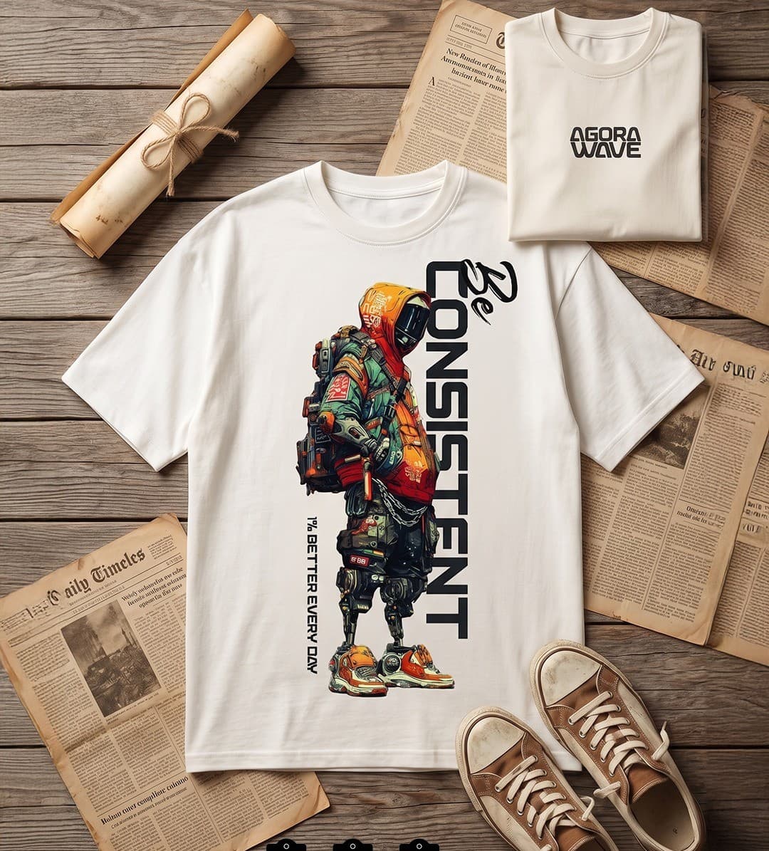 Agora Wave OverSize T Shirt