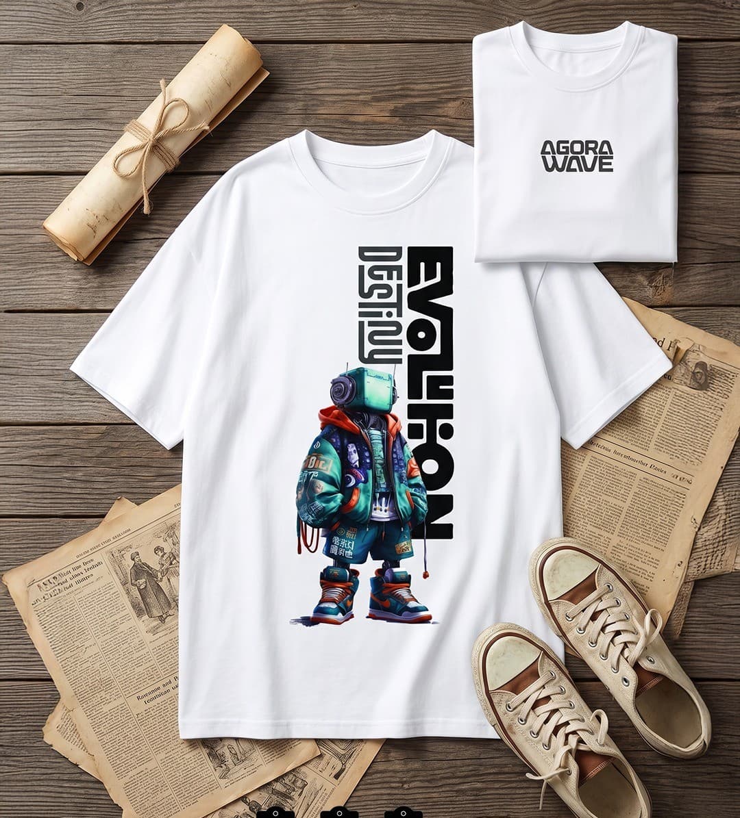 Agora Wave OverSize T Shirt