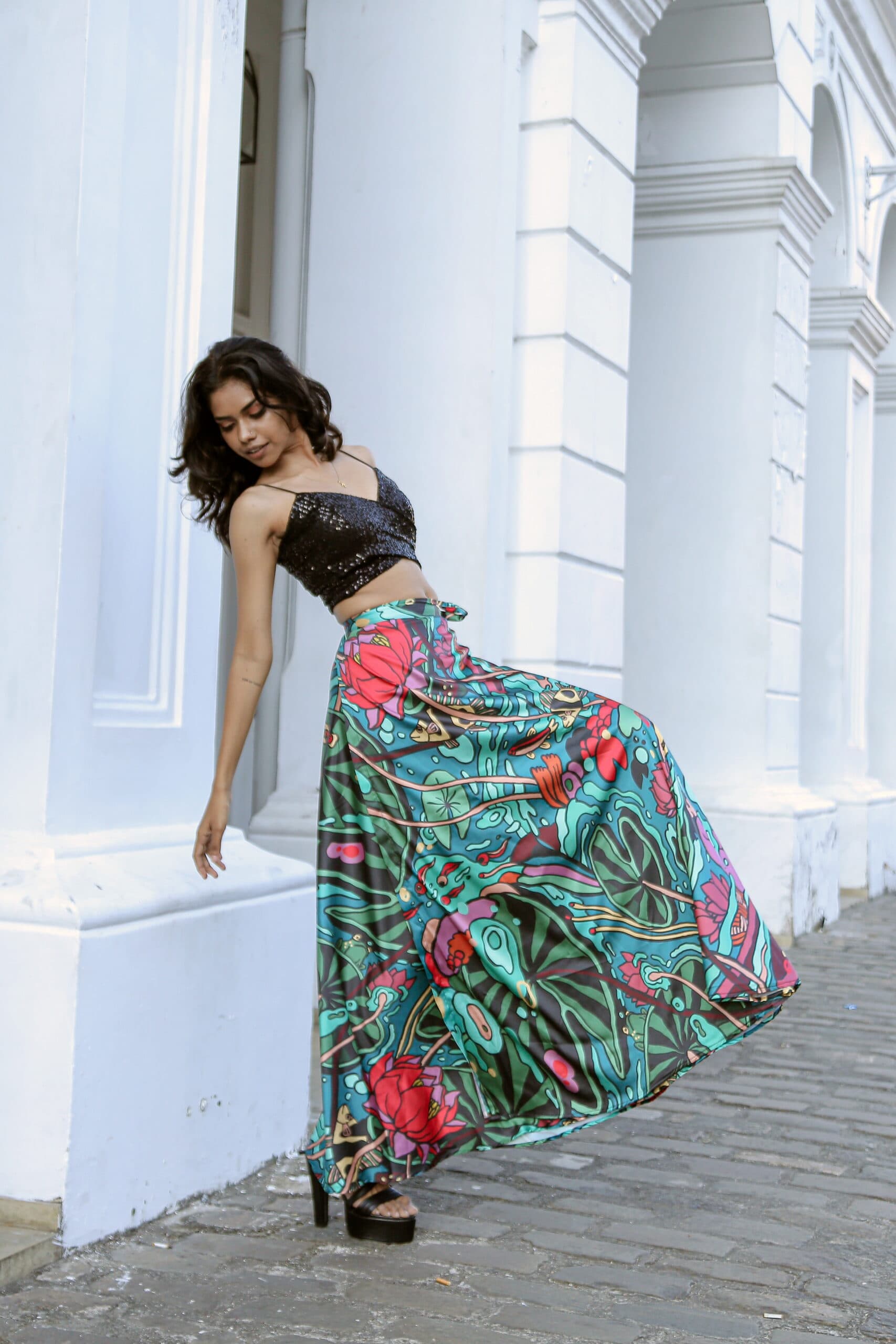 Nelum Vila Wrap Skirt