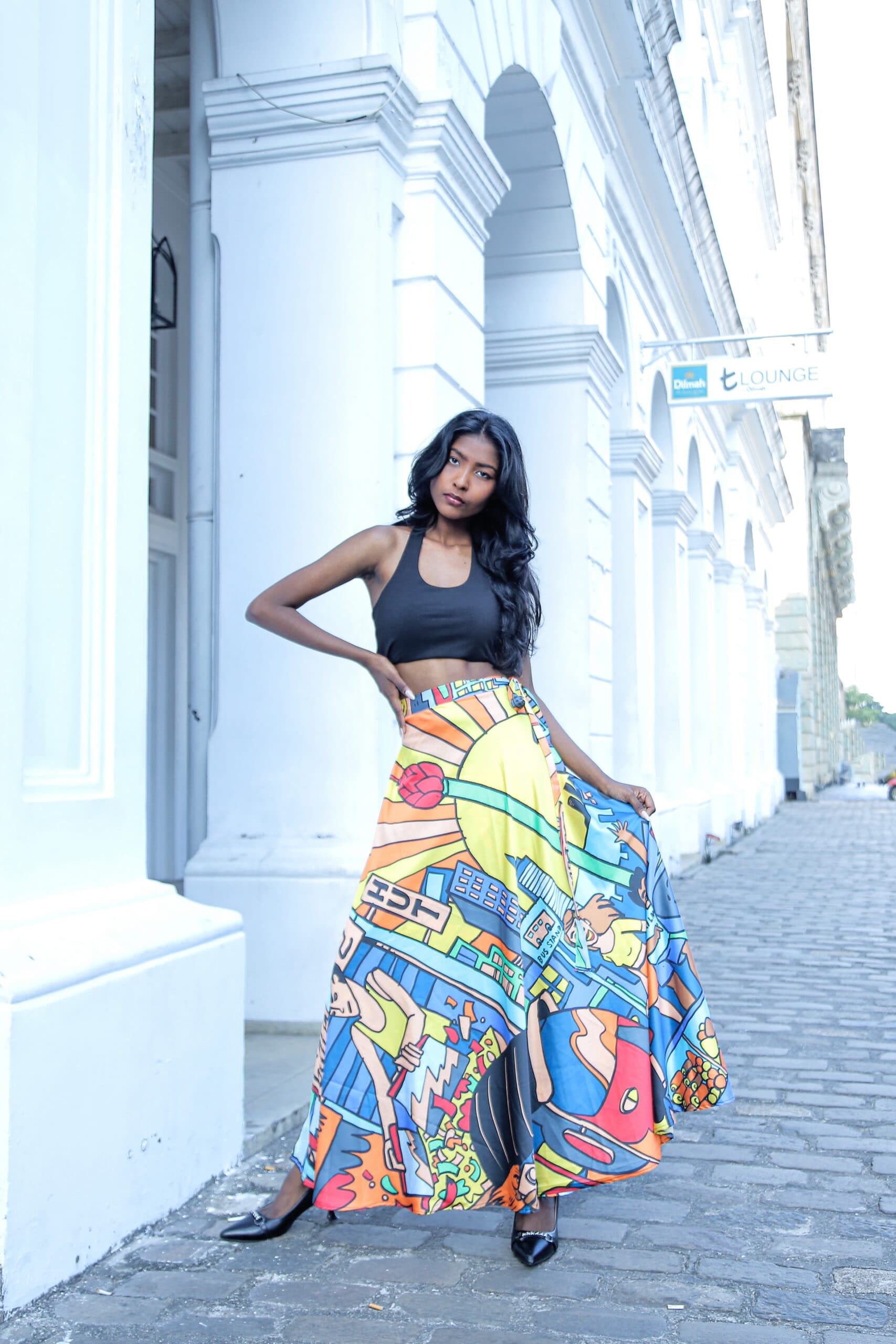 Sidadiya Wrap Skirt