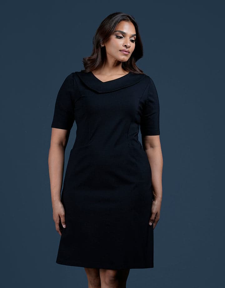 Formal Stylish Collared Dress