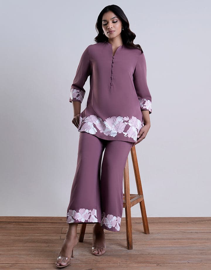 Kurta Co-Ord Set with Print Detail