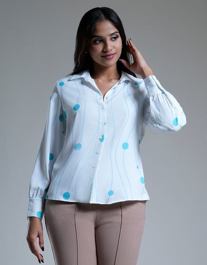 Long Sleeve Sublimation Shirt Blouse