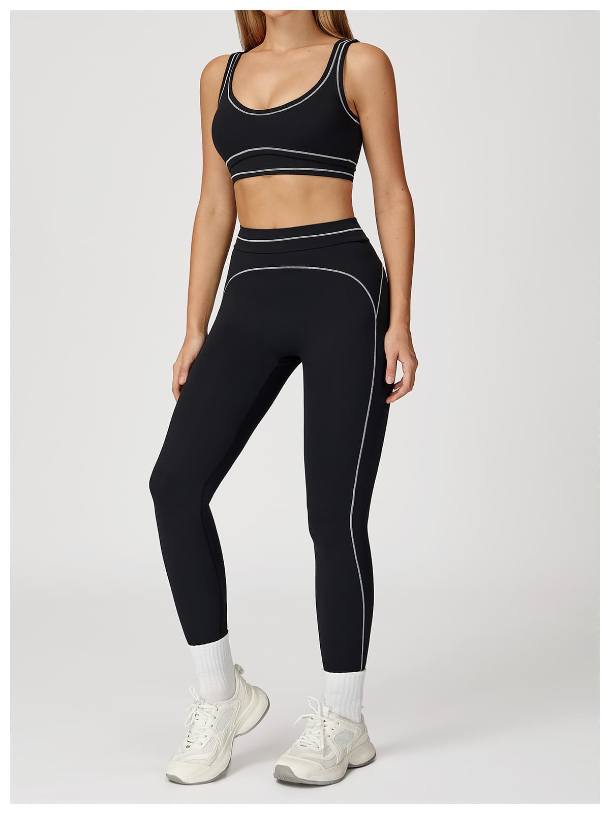 Athena White Core High Waist Leggings