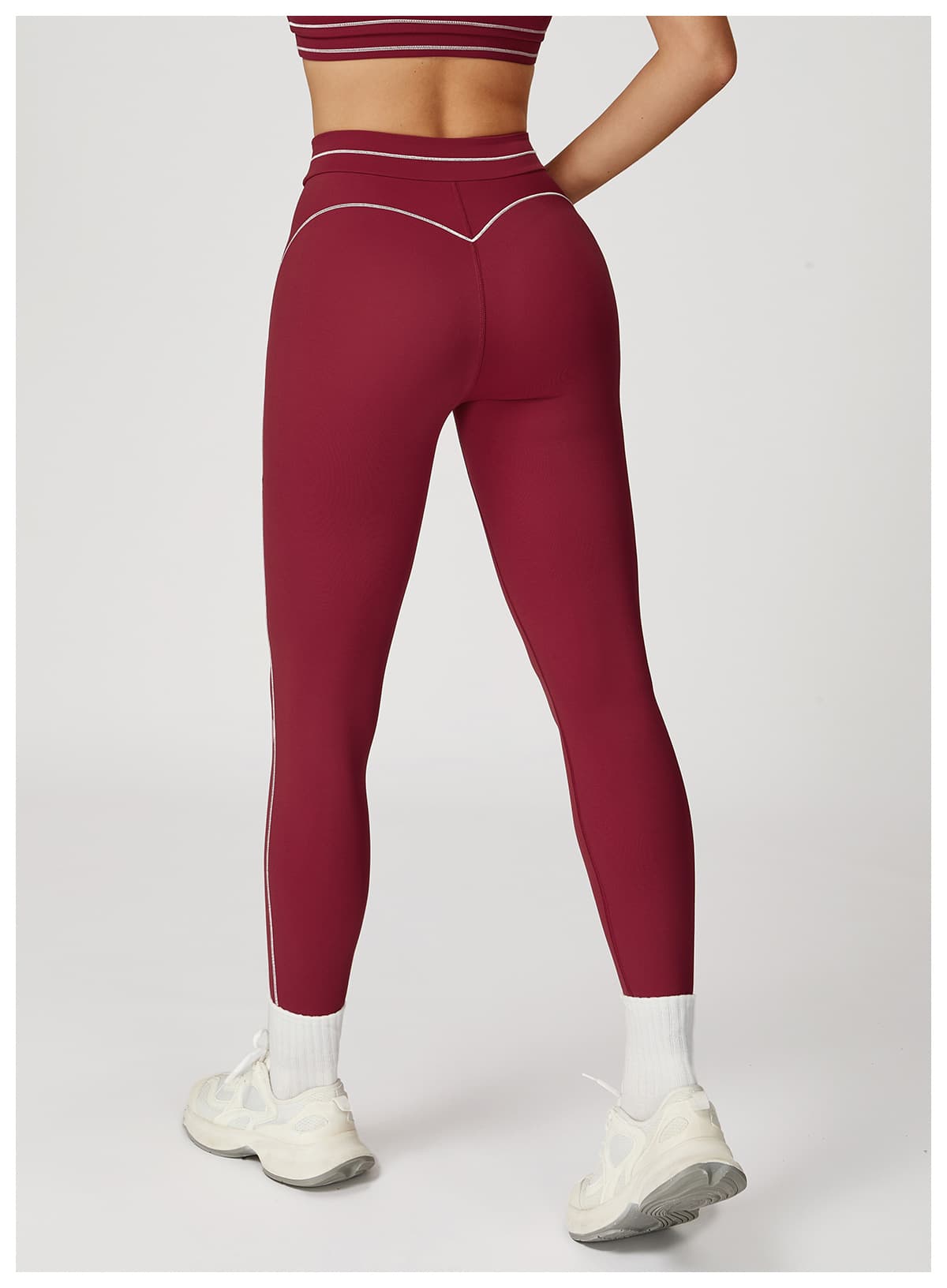 Athena White Core High Waist Leggings