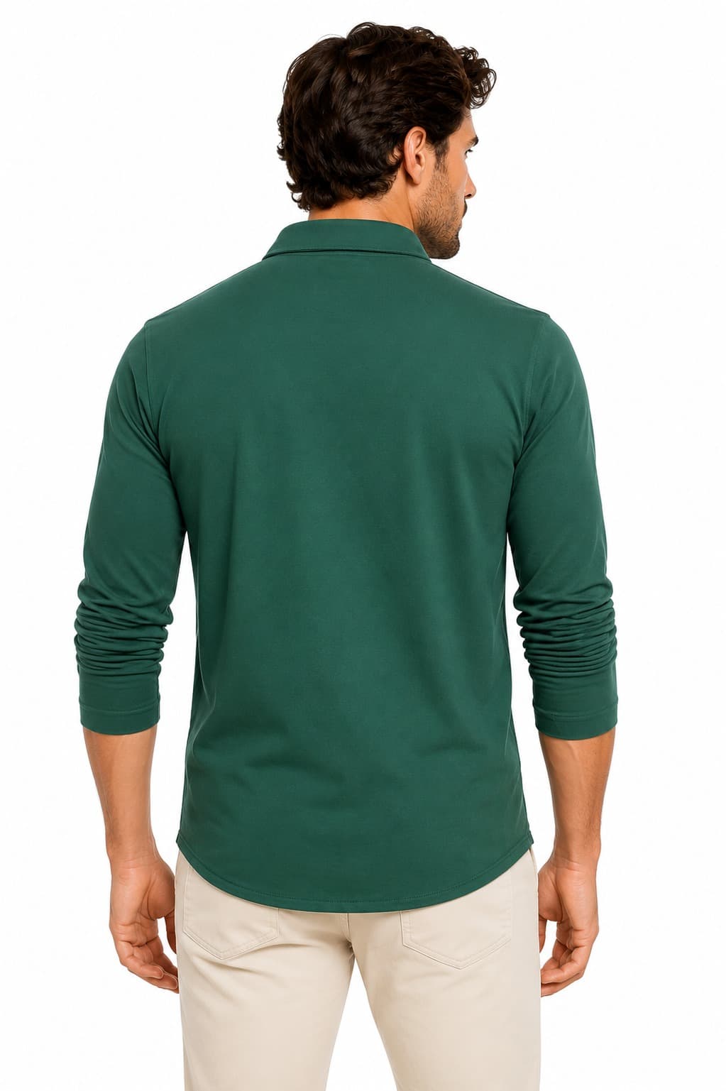 Premium Long Sleeve Polo Shirt