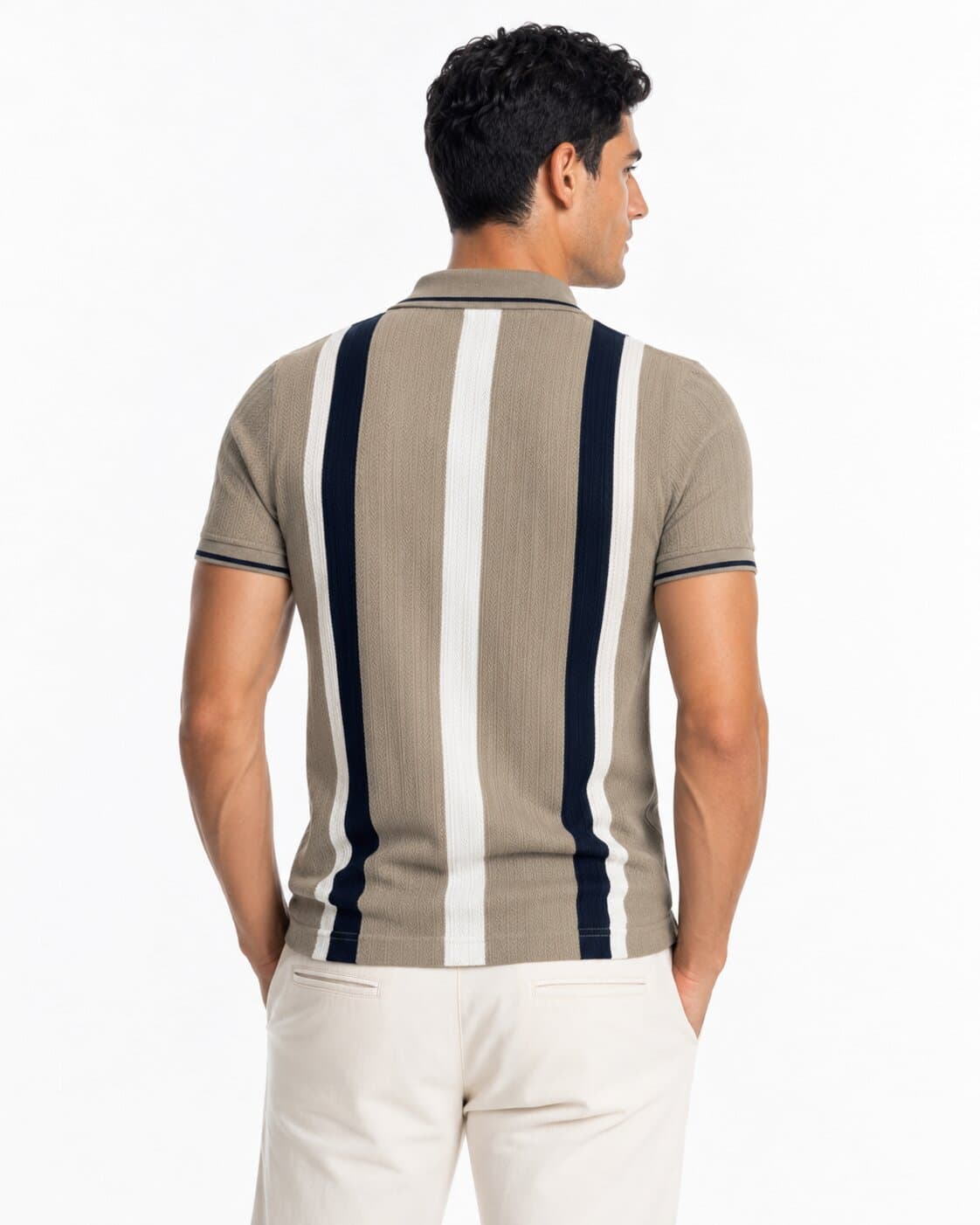 Men’s Signature Premium Vertical Polo