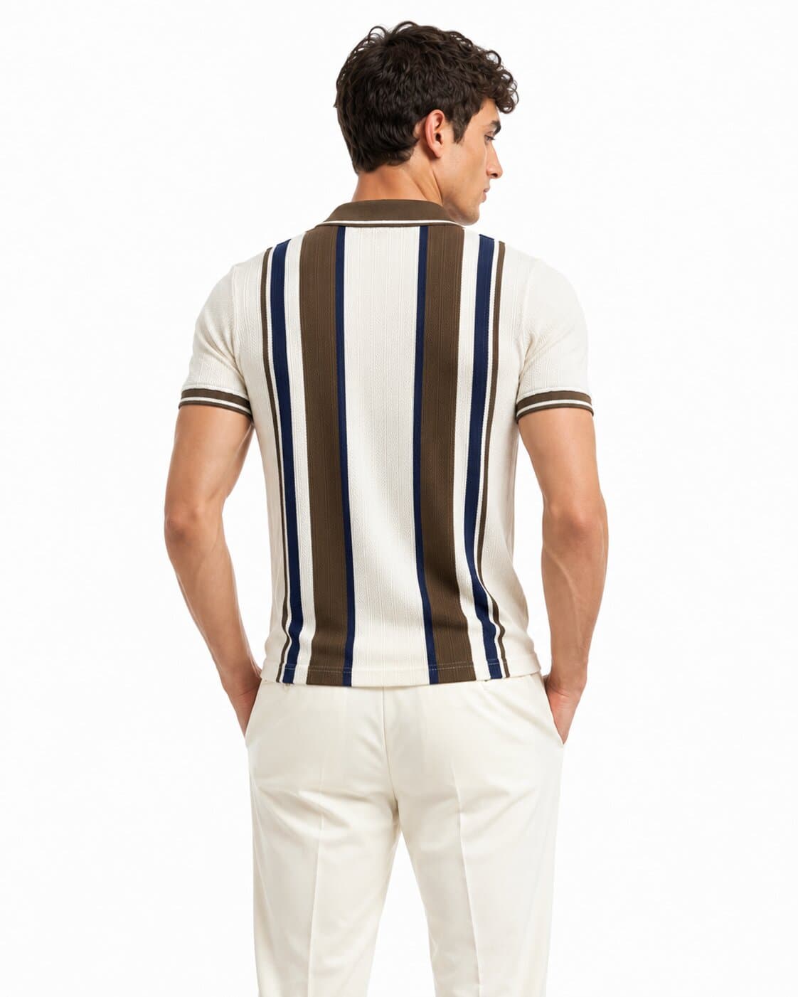Men’s Premier Vertical Stripe Polo