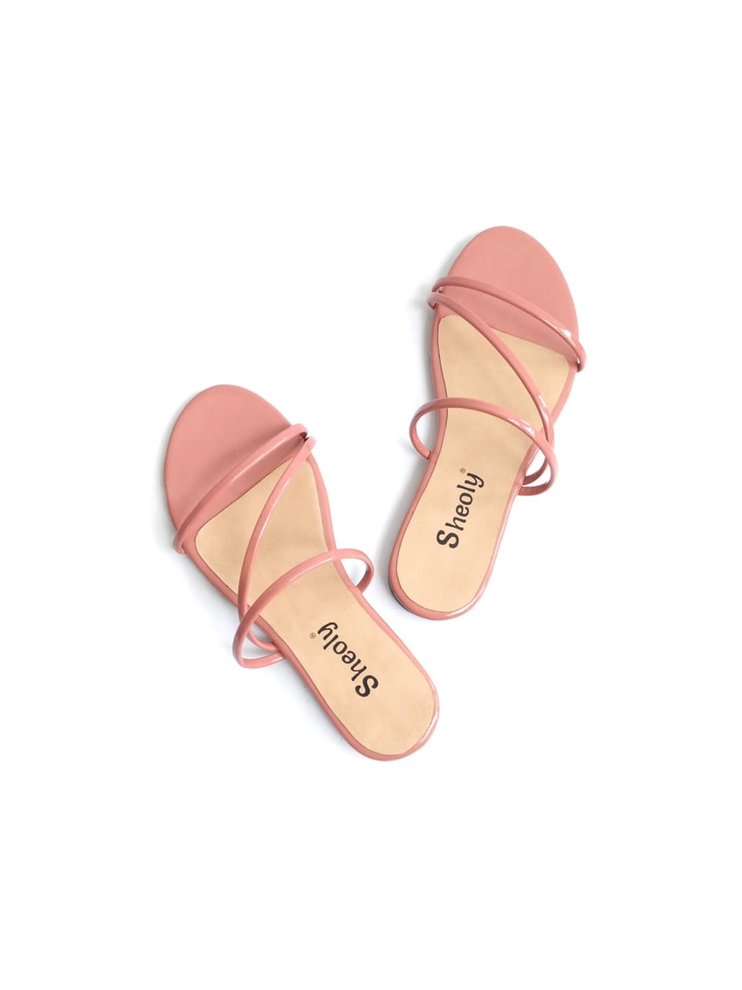 Sheoly Nude pink Z-style Flat Sandals