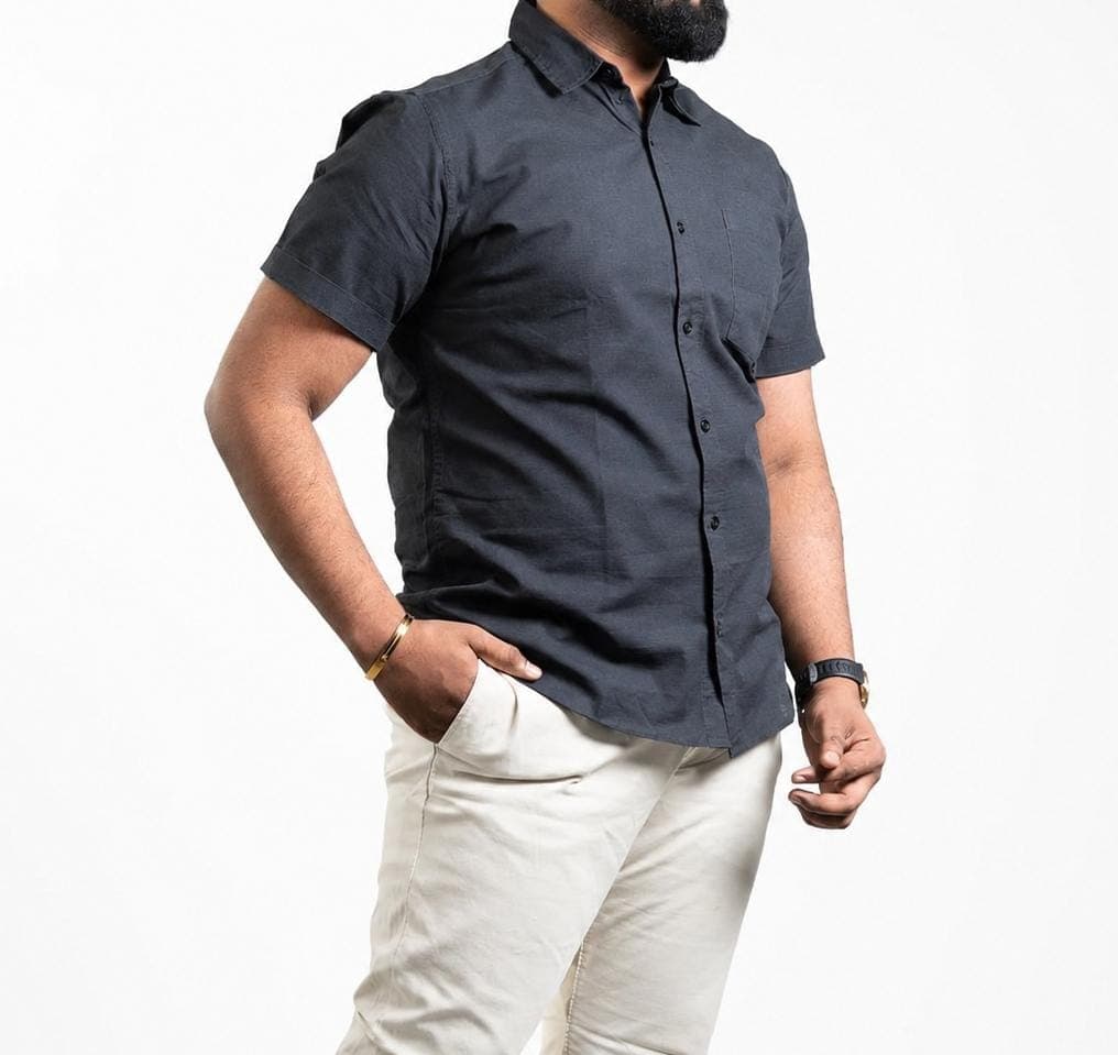 Apparelco casual shirts dark grey