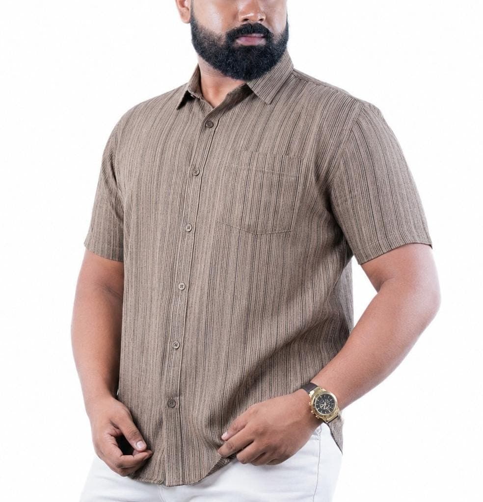 Apparelco printed shirt brownish