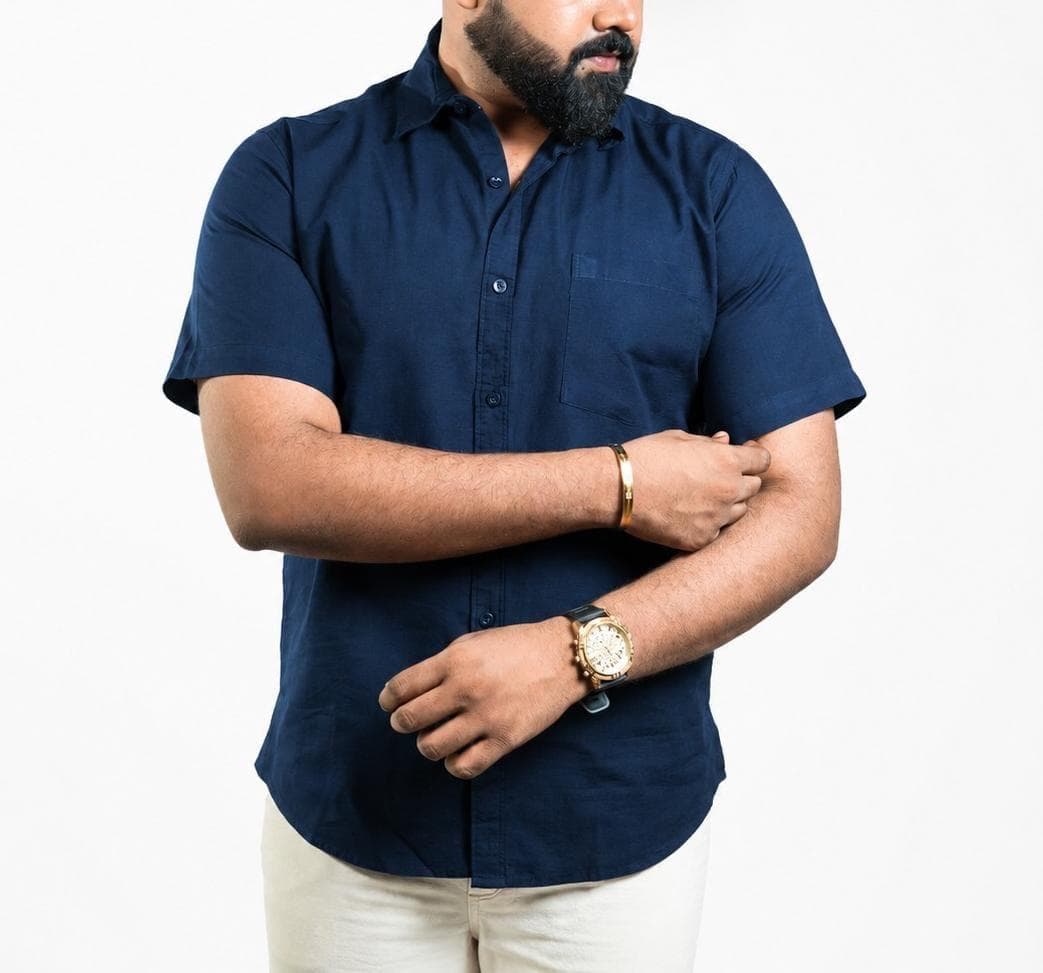 Apparelco casual shirts dark blue