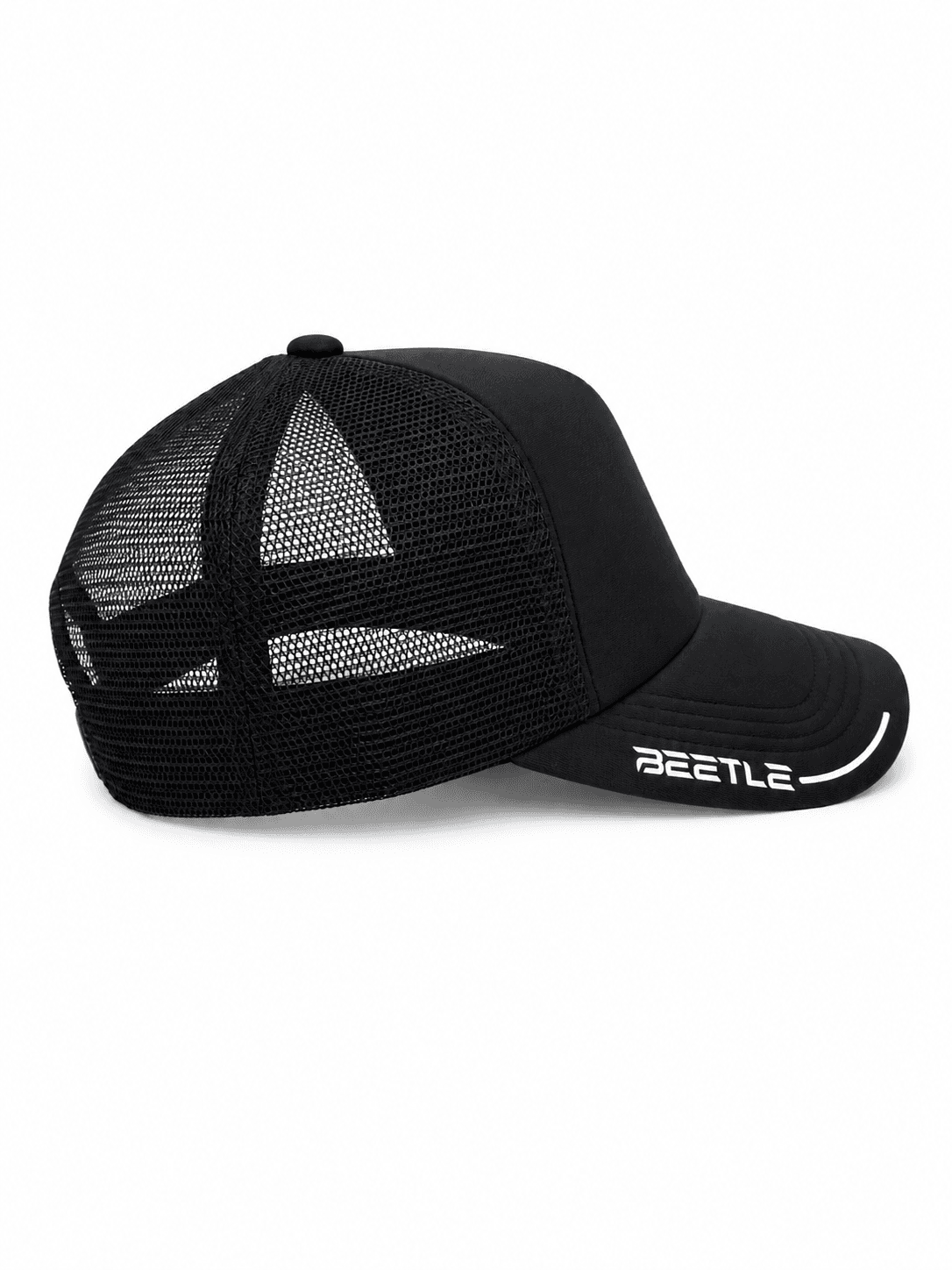 Beetle Stealth Mesh Trucker Cap – Black Edition