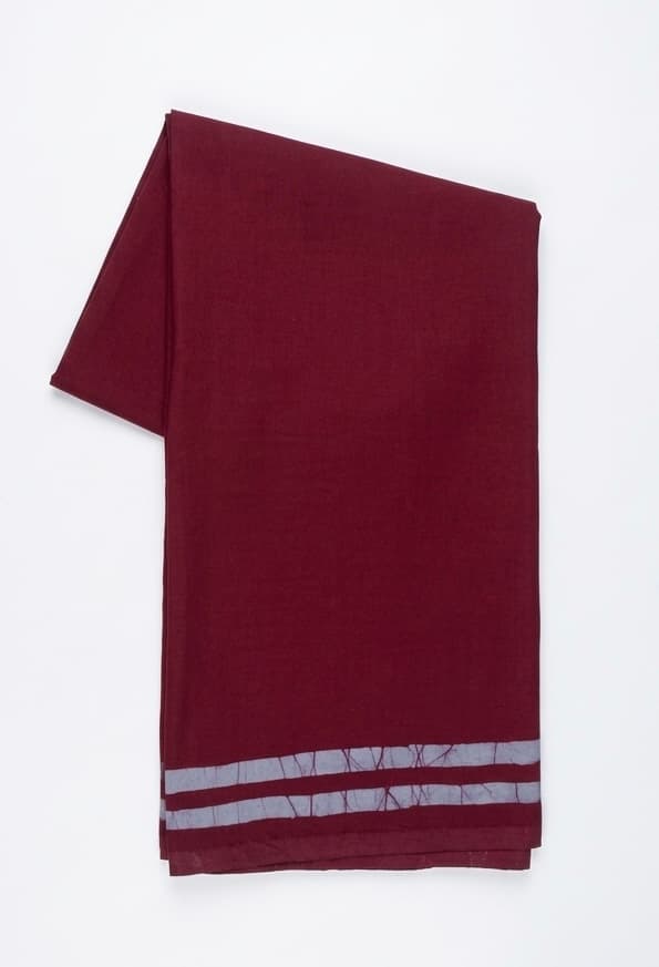 STEALTH STRIPE BATHIK SARONG - MAROON RED