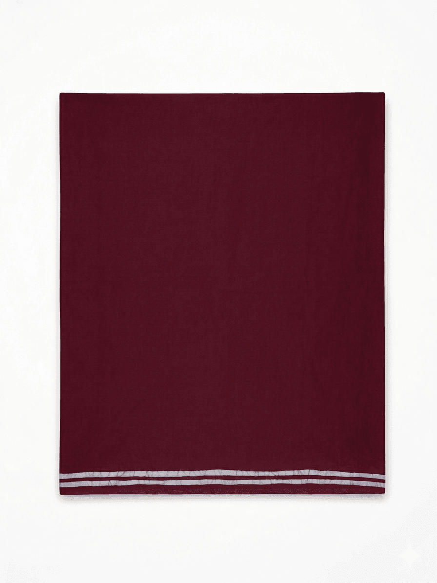 STEALTH STRIPE BATHIK SARONG - MAROON RED