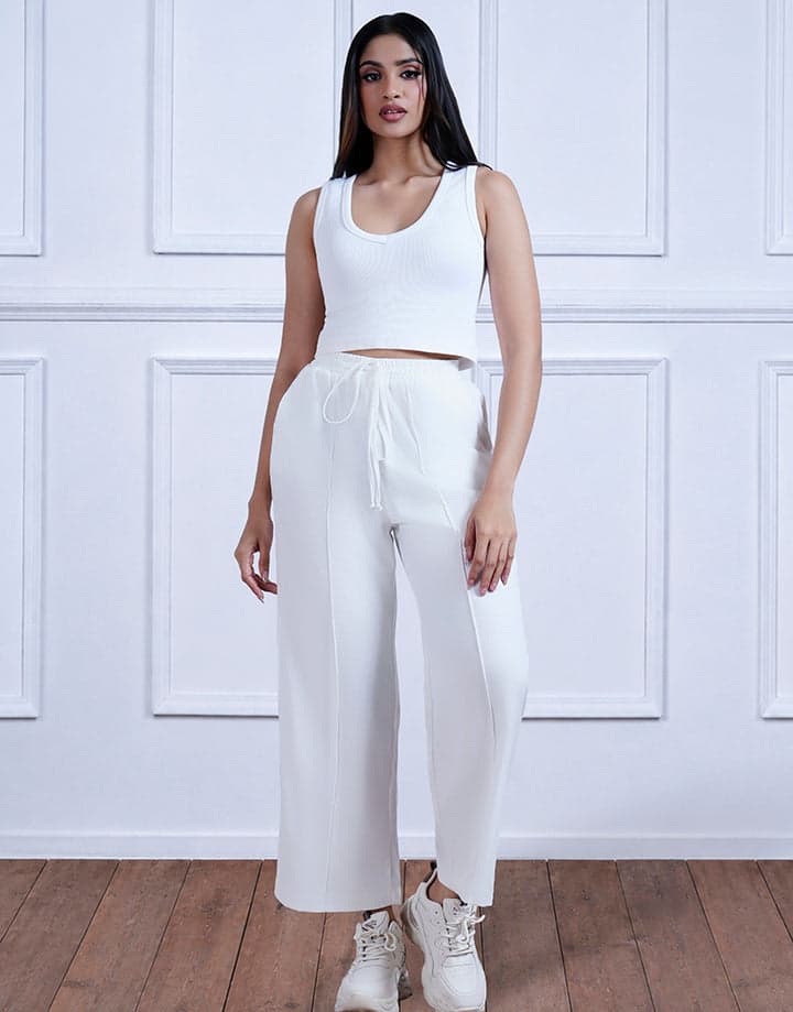 Front Pintuck with Tie Up Pant