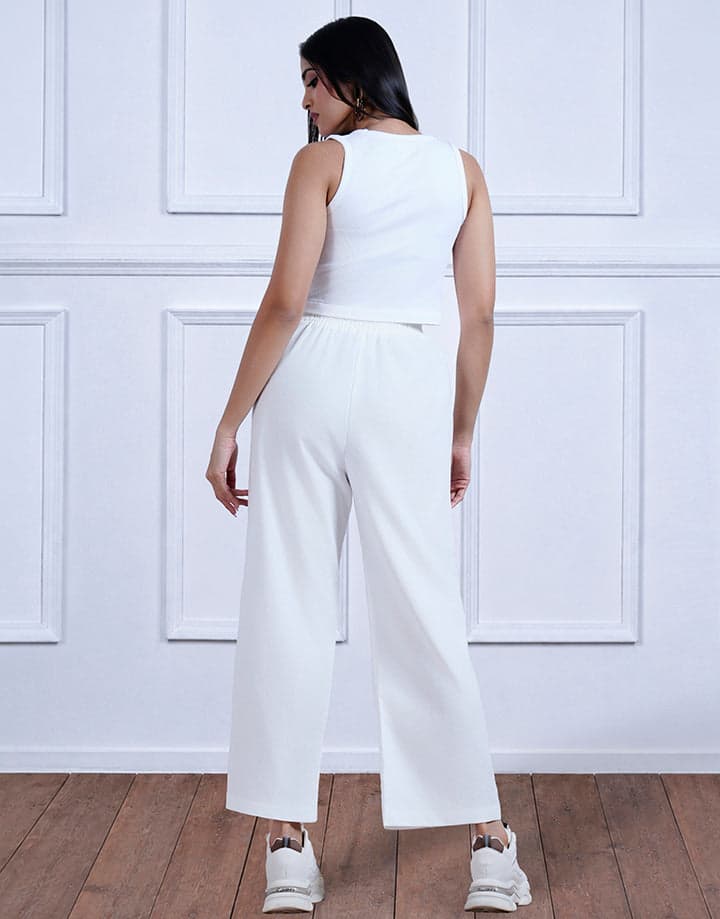 Front Pintuck with Tie Up Pant