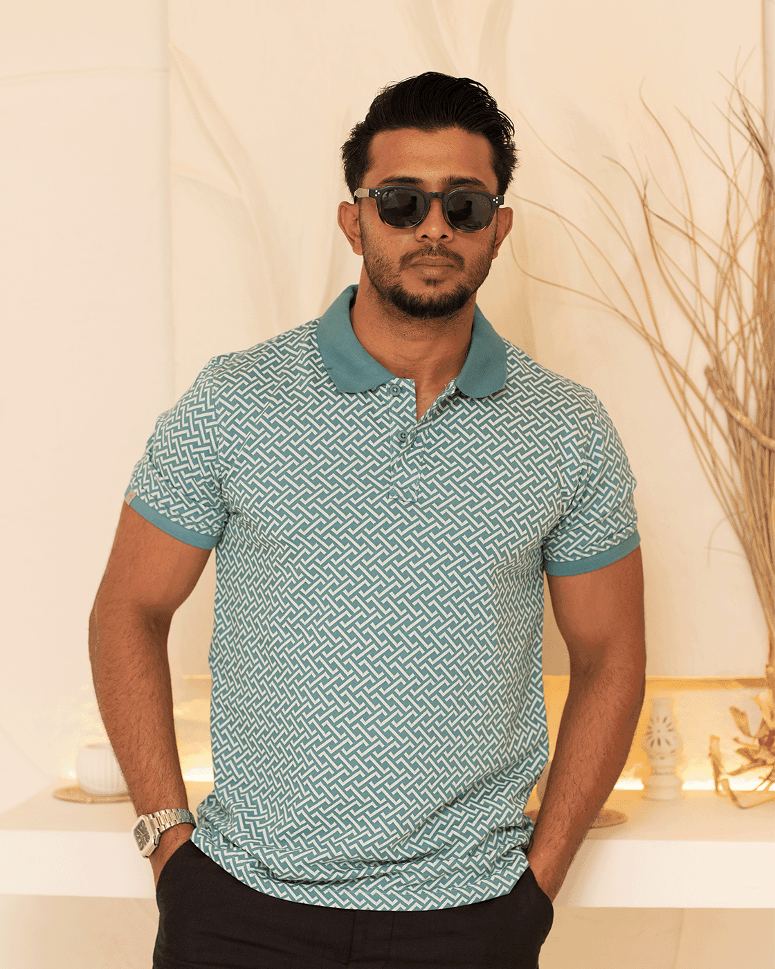 Heritage Weave Polo T-Shirt