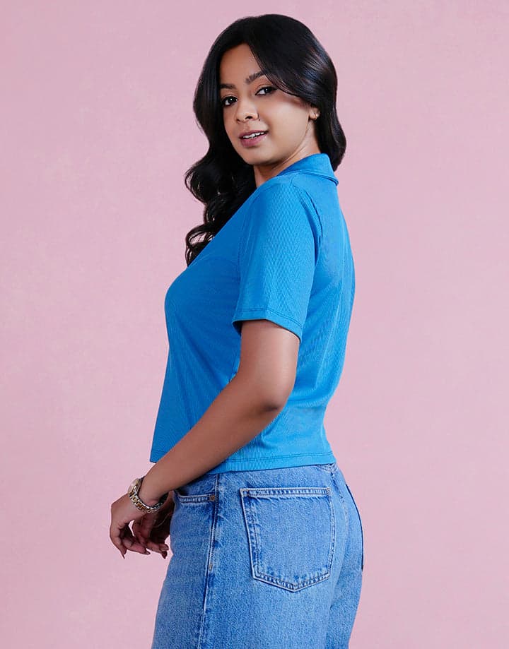 Short Sleeve Polo Top