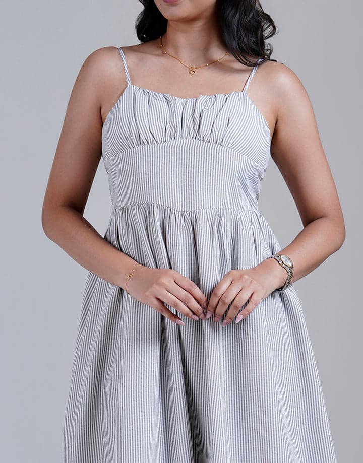 Milkmaid Strappy Dress