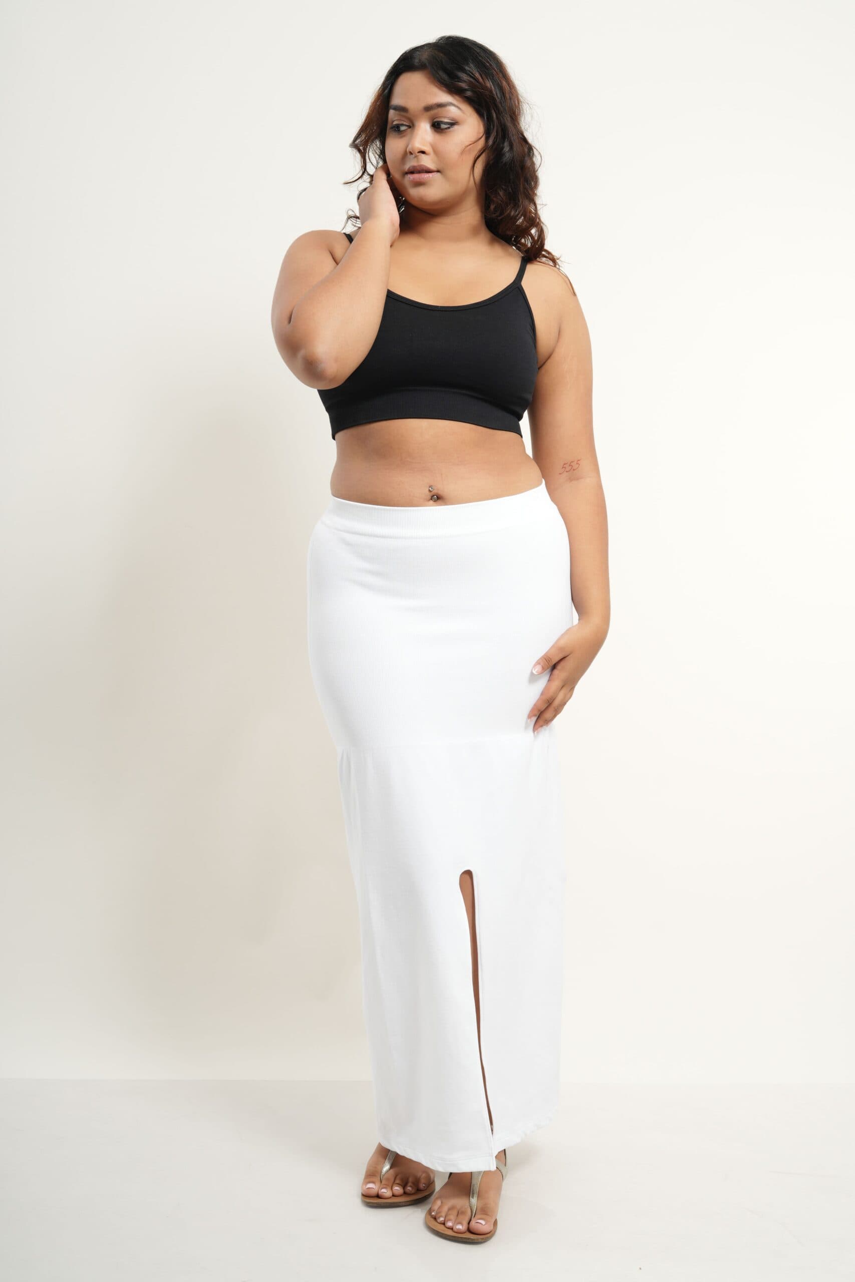 Seamless All day Mermaid Saree Bright White Shapewear
