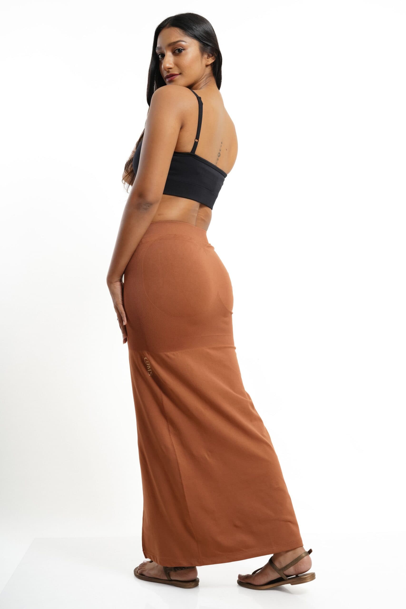 Seamless All day Mermaid Saree Cambridge Brown Shapewear