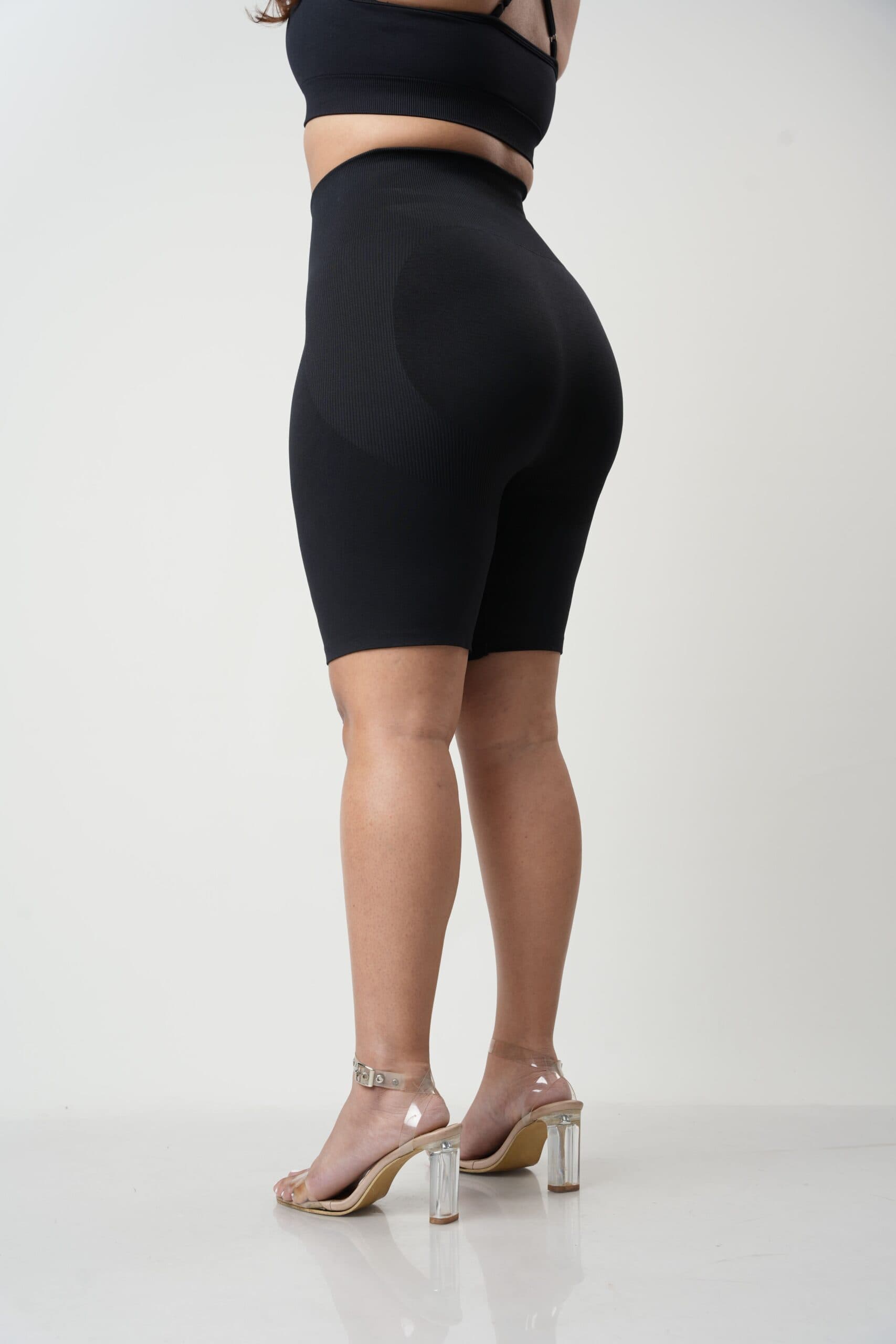 Mid Waist Everyday Black Smoother