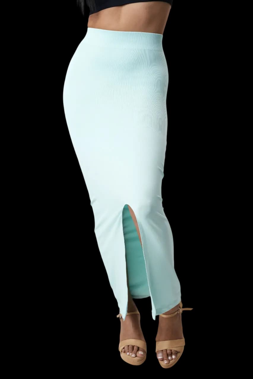 Seamless All day Mermaid Saree Sky Blue Shapewear