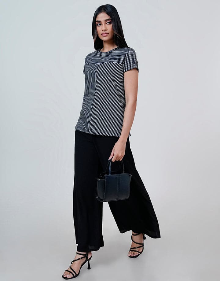 Short Sleeve with Crew Neck Top