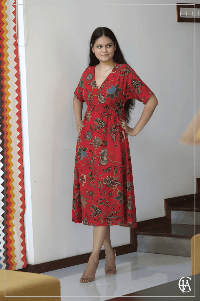Cross Over Kimono dress