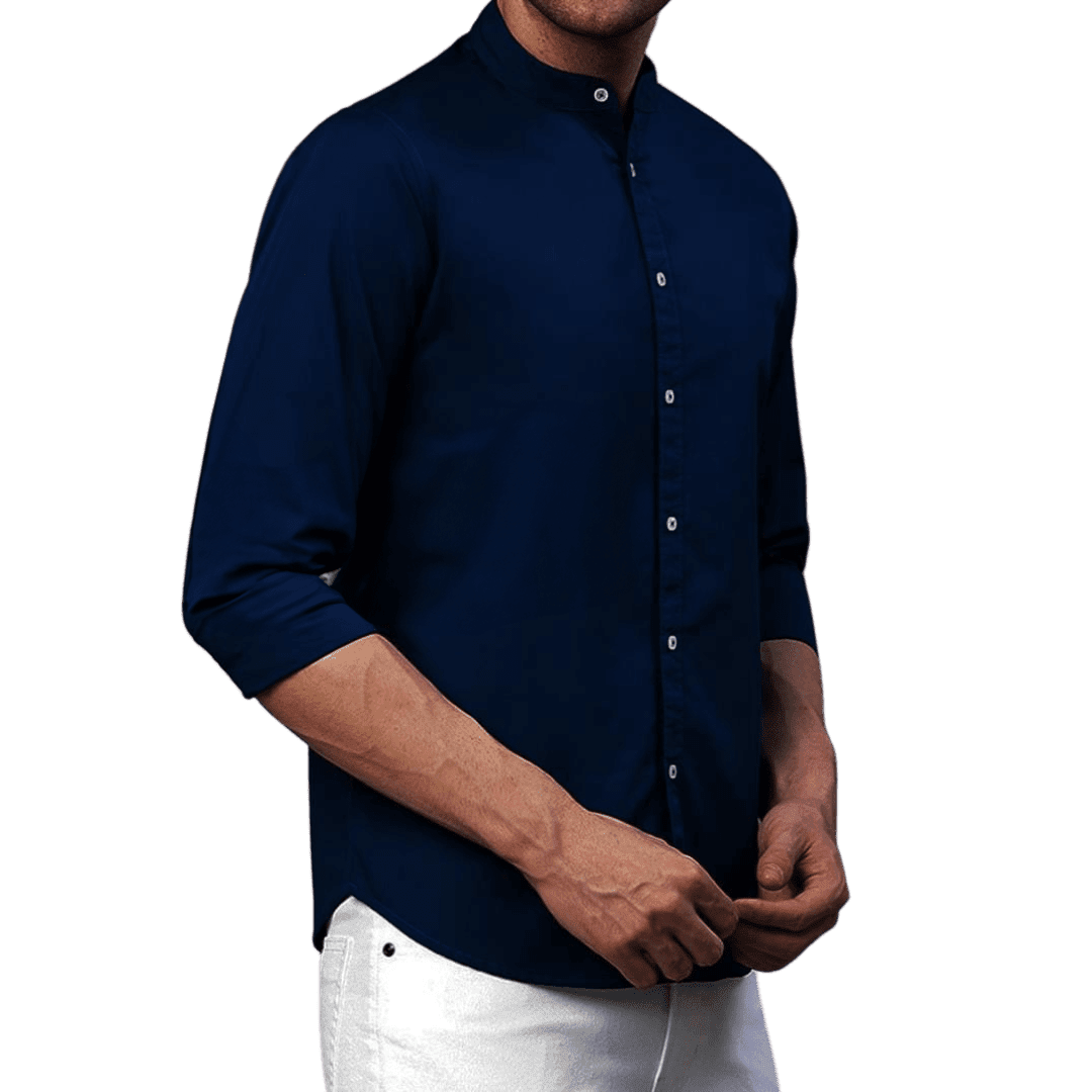 Blue Linen Shirt Linen Shirt Harriet